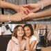 Sister Birthday Gifts from Sister, Sister Bracelet Jewelry for Girls Soul Sister Unbiological Gifts Best Friend Bracelets for Women (Big Colored) T025-Sister D